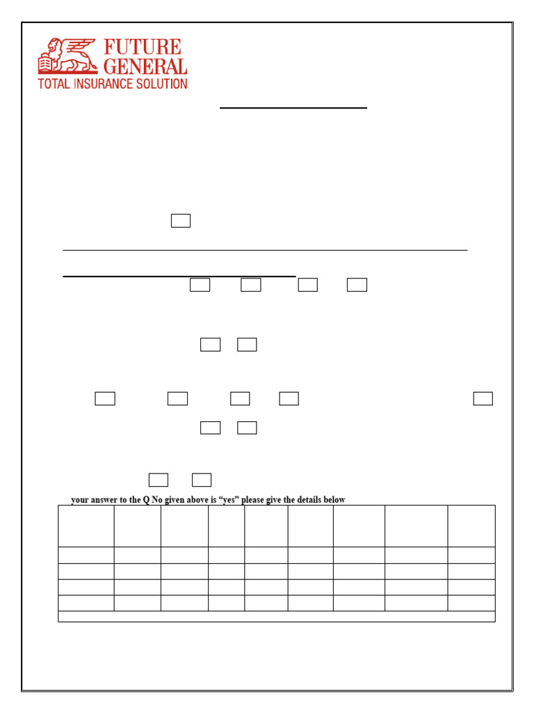 Life Insurance Financial Questionnaire | PDF | Insurance | Life Insurance
