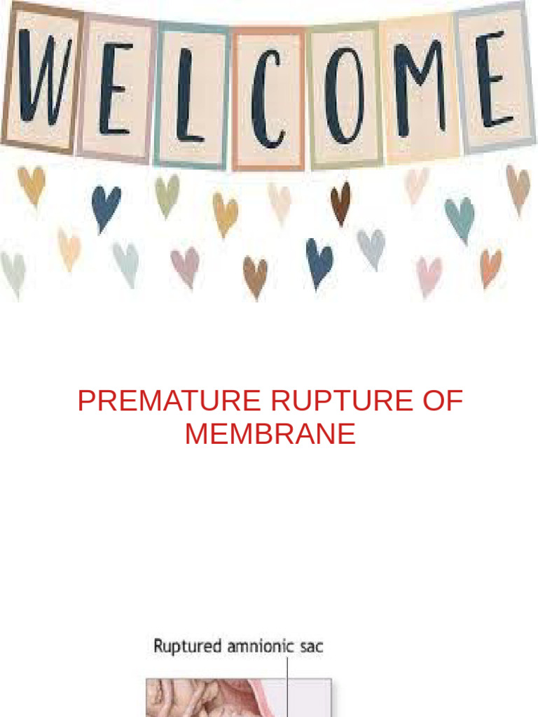 Understanding Premature Rupture of Membranes | PDF | Preterm Birth ...