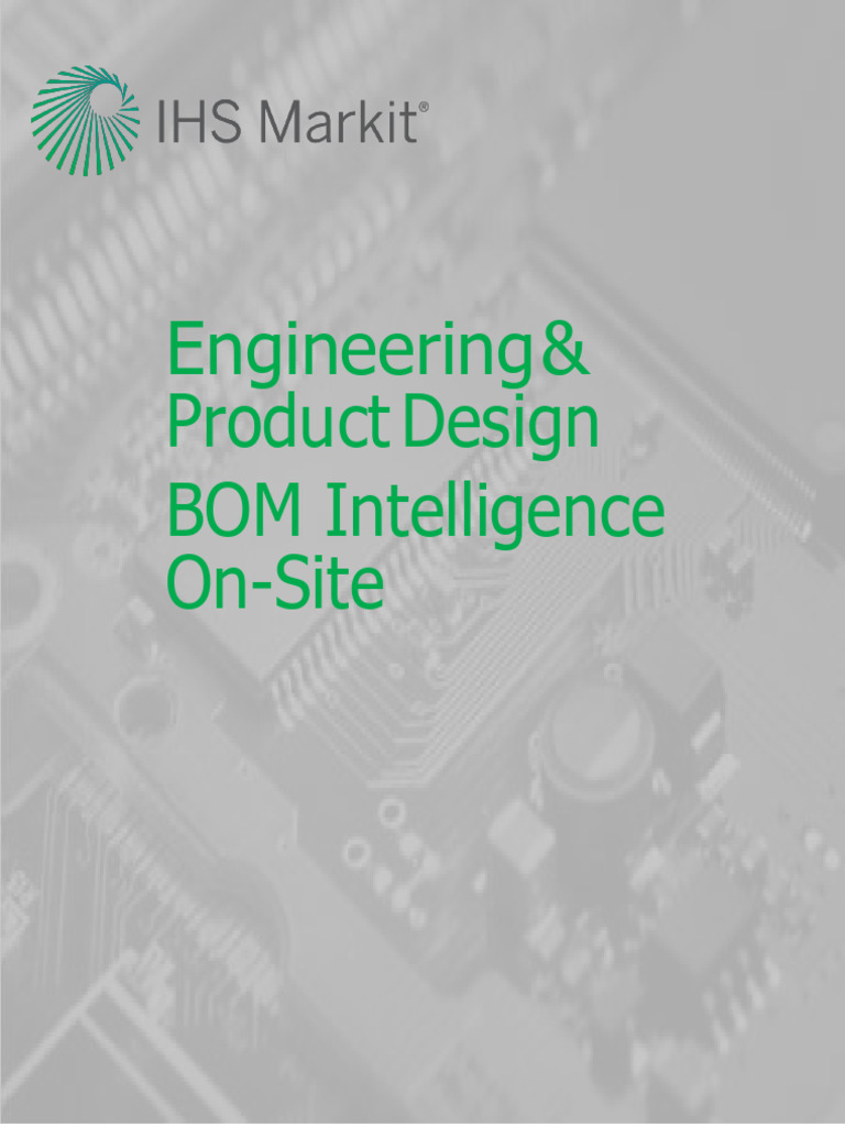 BOM Intelligence OnSite Datasheet b8d125 | PDF | 64 Bit Computing ...