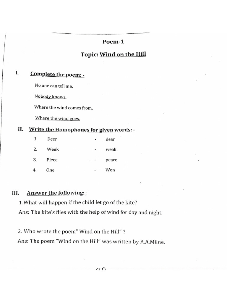 P - 1 Wind On The Hill | PDF