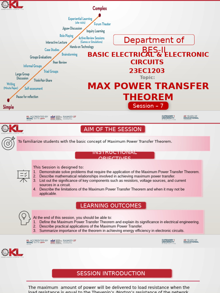 Maximum Power Transfer Theorem Explained | PDF | Electricity ...