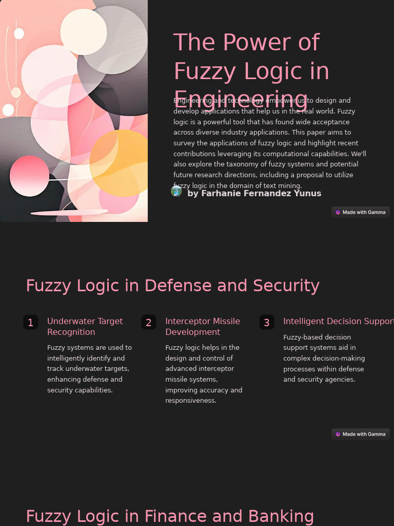 The Power of Fuzzy Logic in Engineering | PDF | Fuzzy Logic | Computer ...