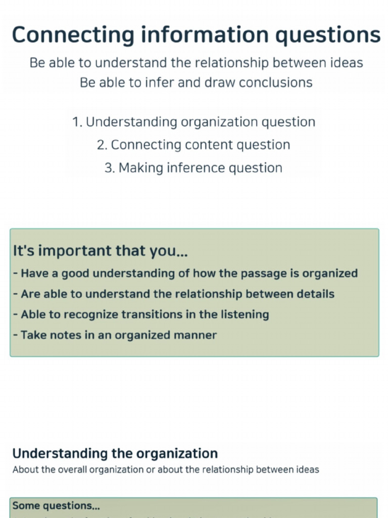 Connecting Informations | PDF