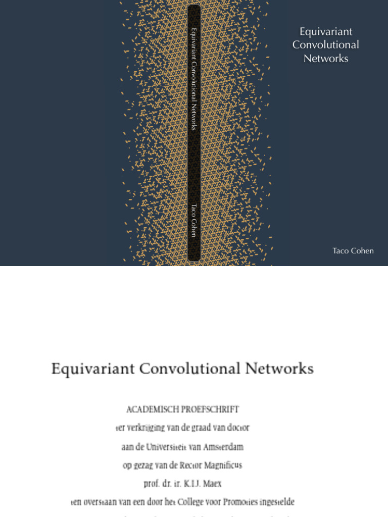 Equivariant Convolutional Networks Explained | PDF | Group (Mathematics ...