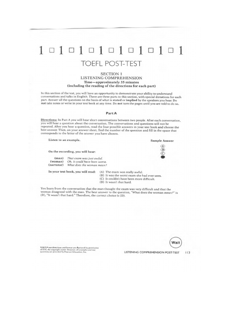 Listening Post Test | PDF