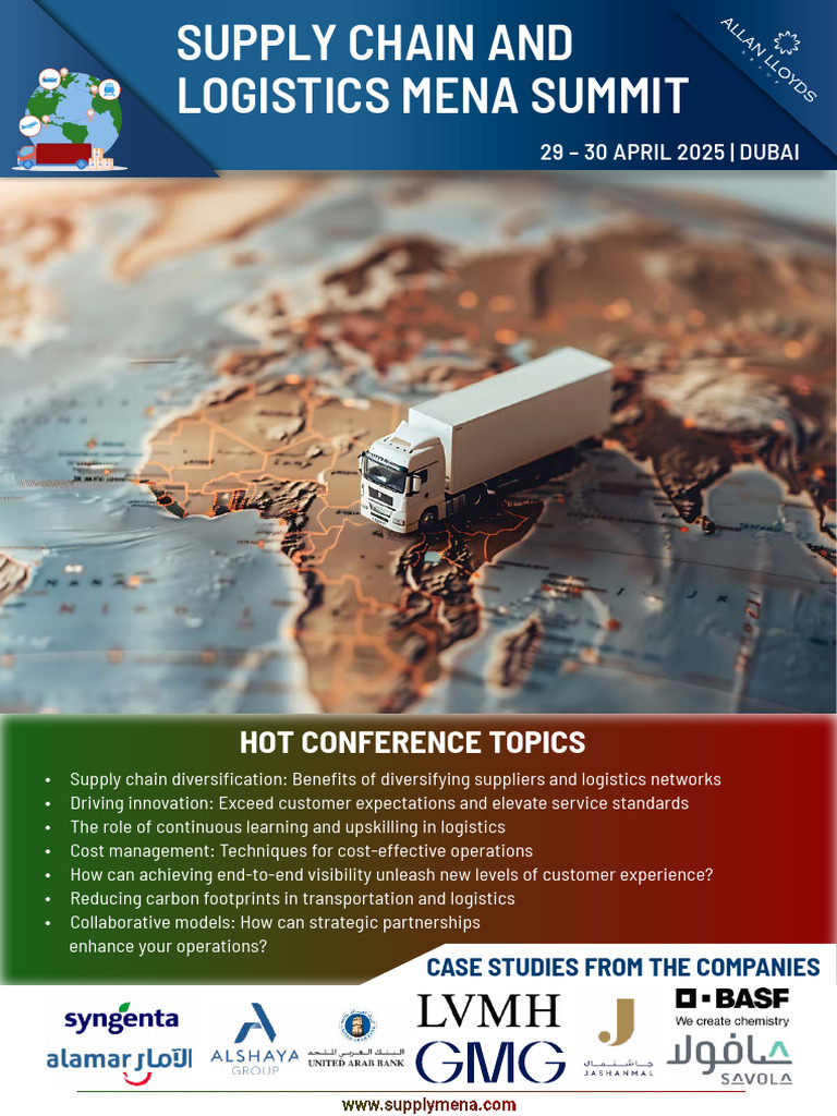 MENA Supply Chain & Logistics Summit 2025 | PDF | Supply Chain | Supply ...