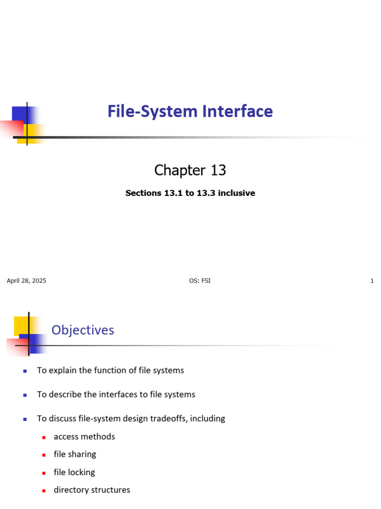 File-System Interface Overview | PDF | File System | Computer File