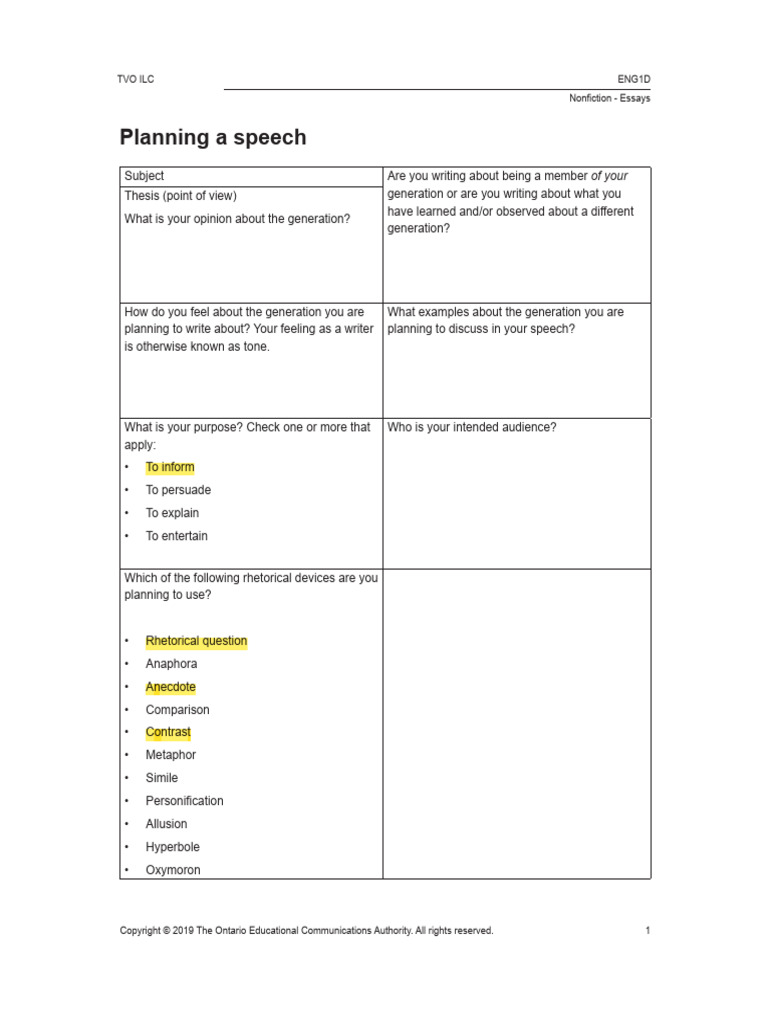Planning A Speech Graphic - Finaledit - Steven | PDF
