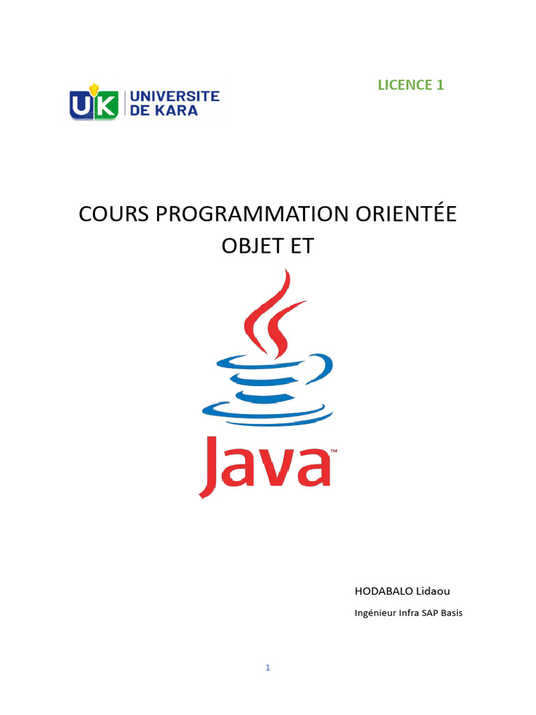 Introduction à la Programmation Java | PDF | Java (technique) | Java ...