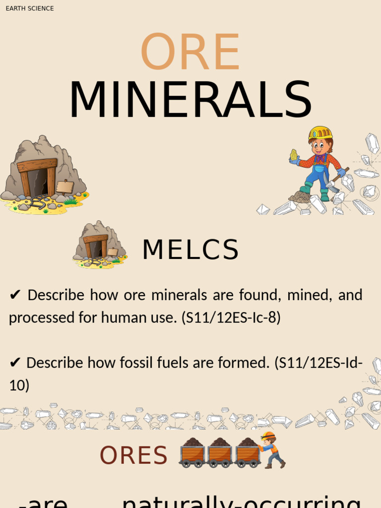 Ore Minerals: Discovery to Processing | PDF | Mining | Surface Mining