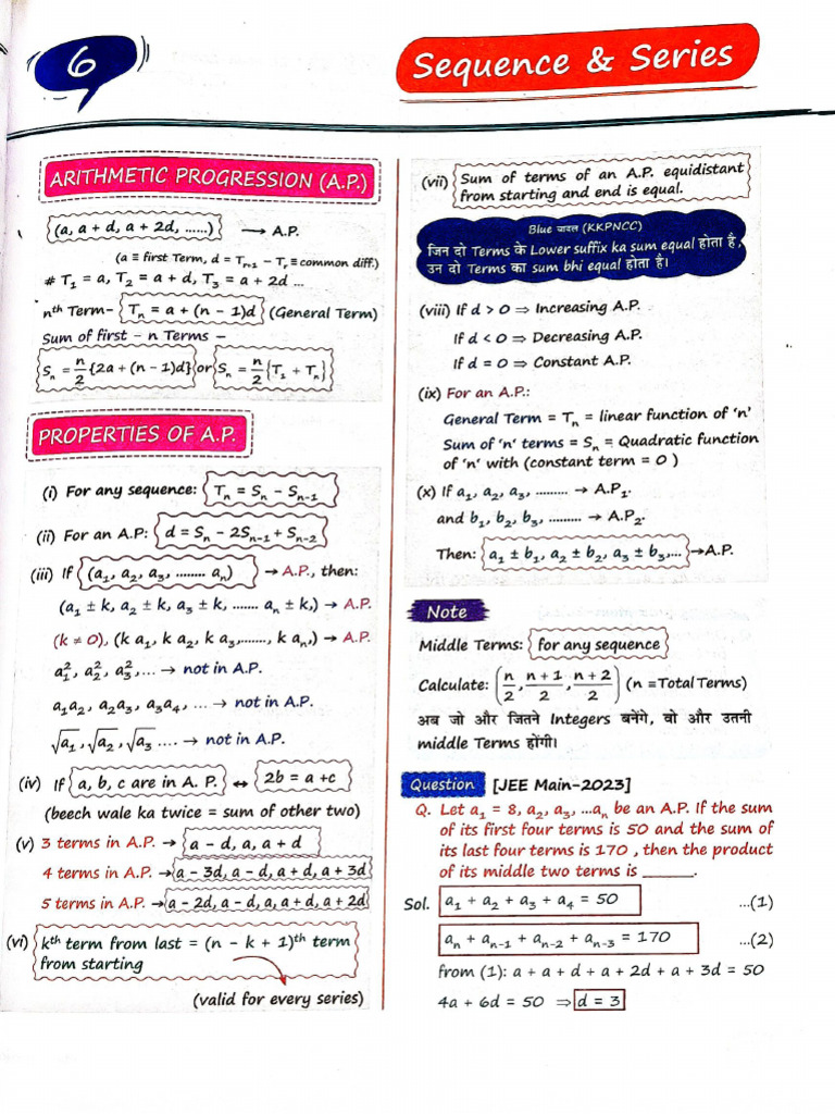 Sequence and Series | PDF