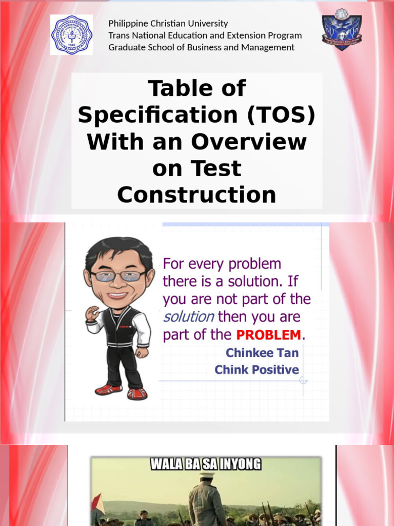 Test Construction PCU Olin | PDF