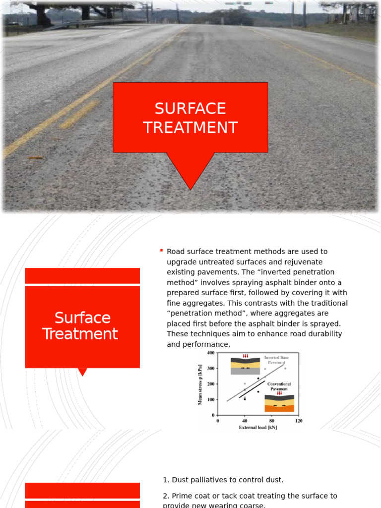 Road Surface Treatment Methods Explained | PDF | Construction Aggregate ...