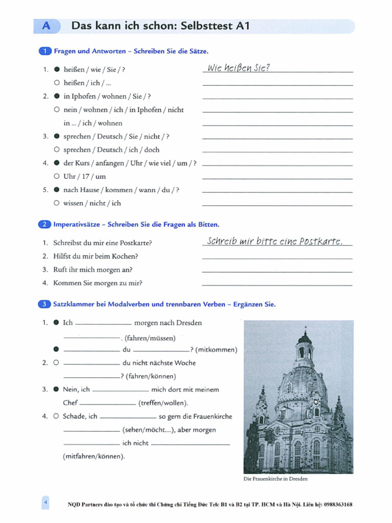 Grammatik Intensivtrainer A2 | PDF