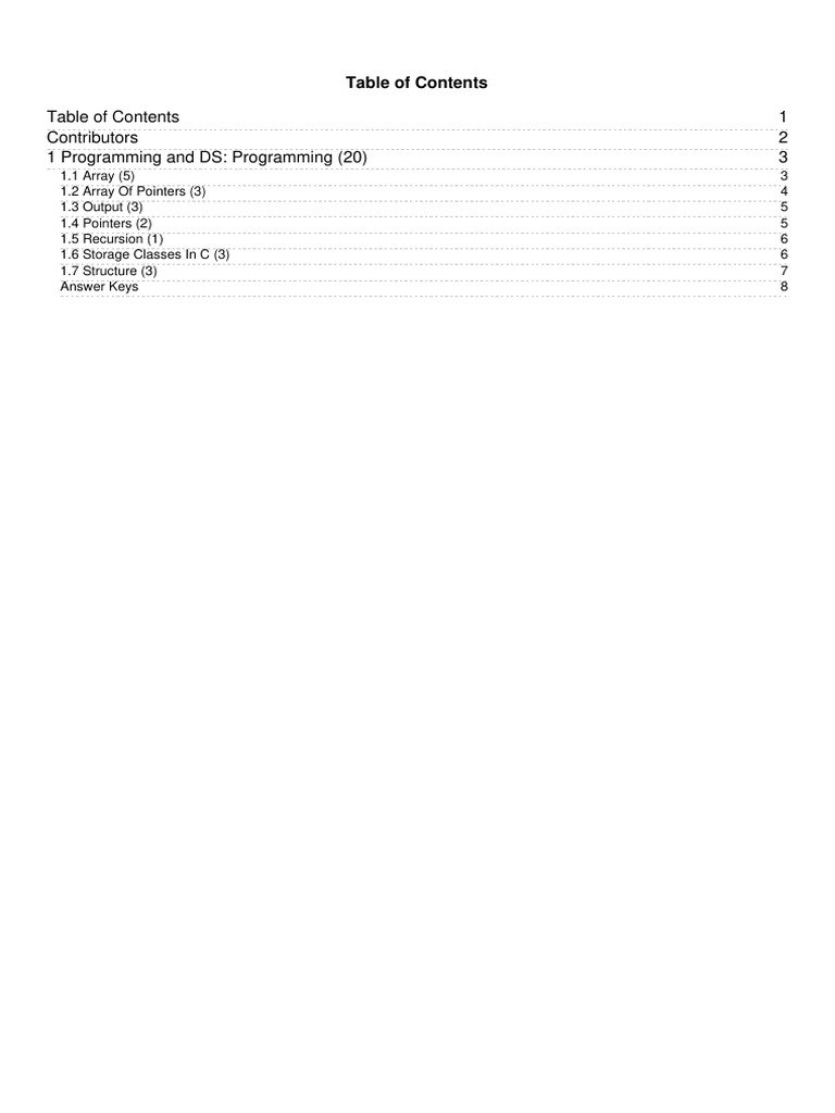 Programming Concepts in C for GATE | PDF | Pointer (Computer ...