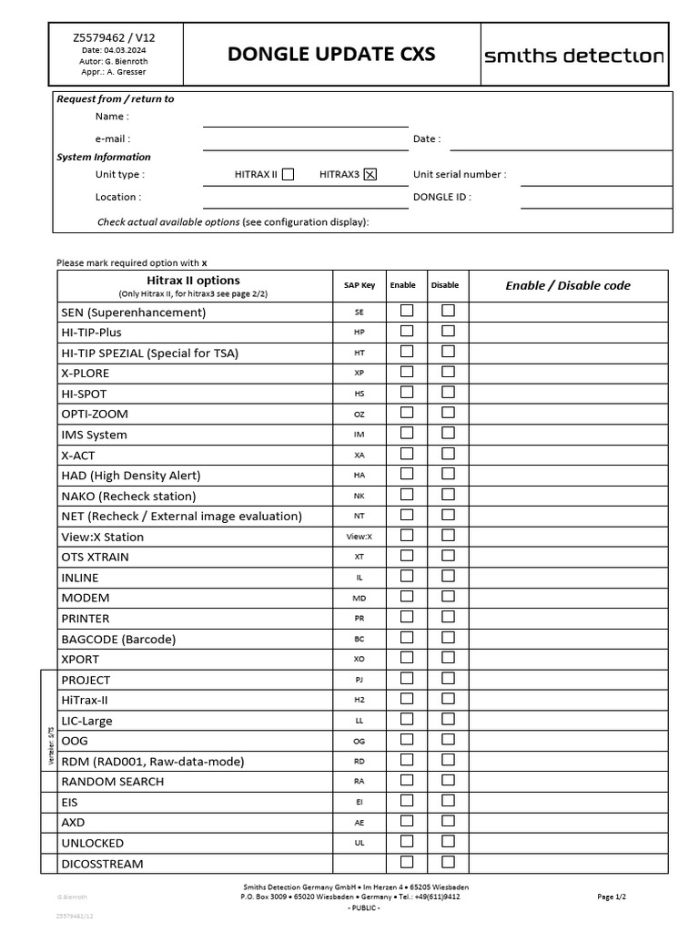 Dongle Update Instructions for HITRAX | PDF | Computing