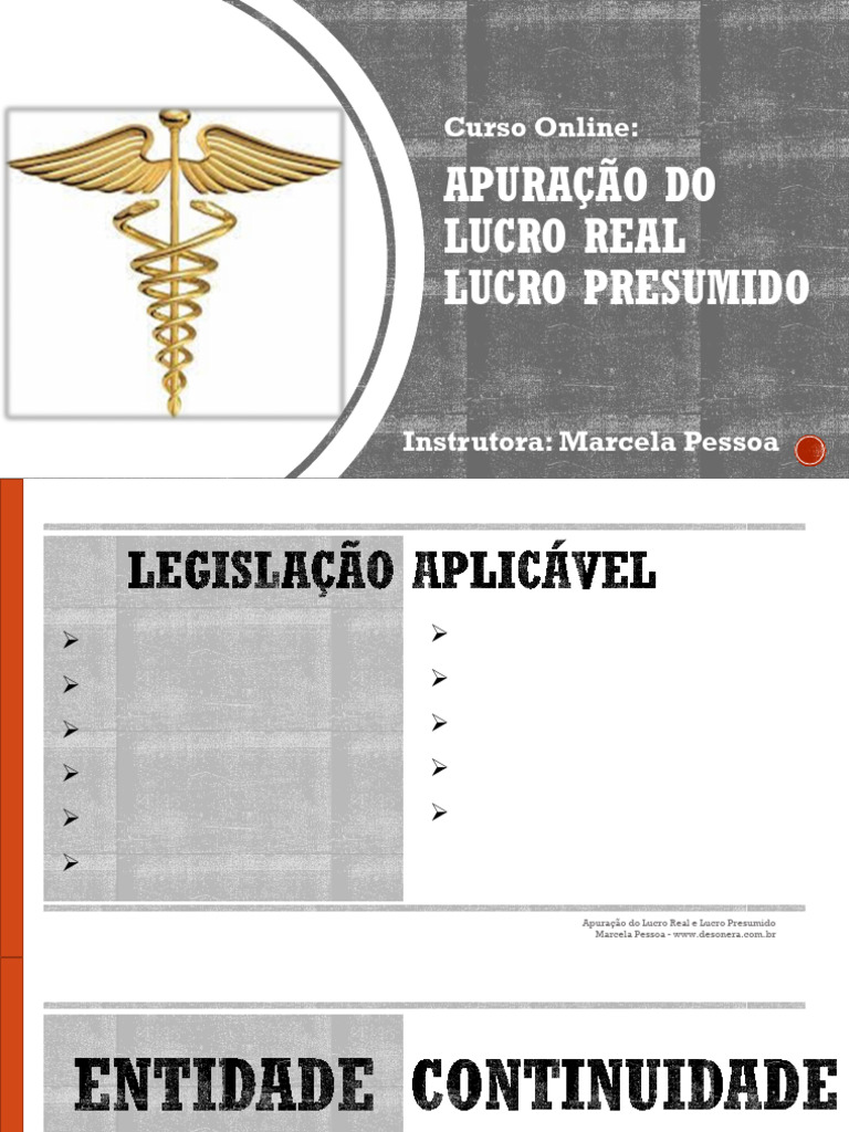 Lucro Real e Presumido: Guia Completo | PDF | Contabilidade | Imposto ...