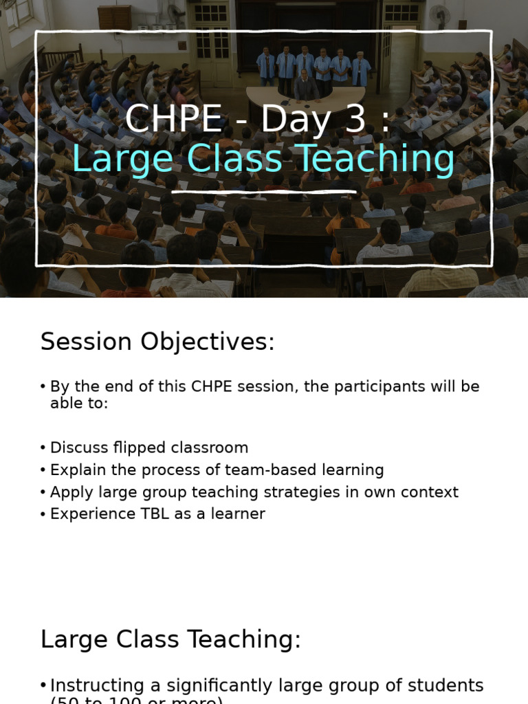 Large Class Teaching Strategies Guide | PDF | Learning | Intelligence