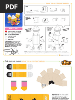 Minecraft Steve Papercraft Template | PDF