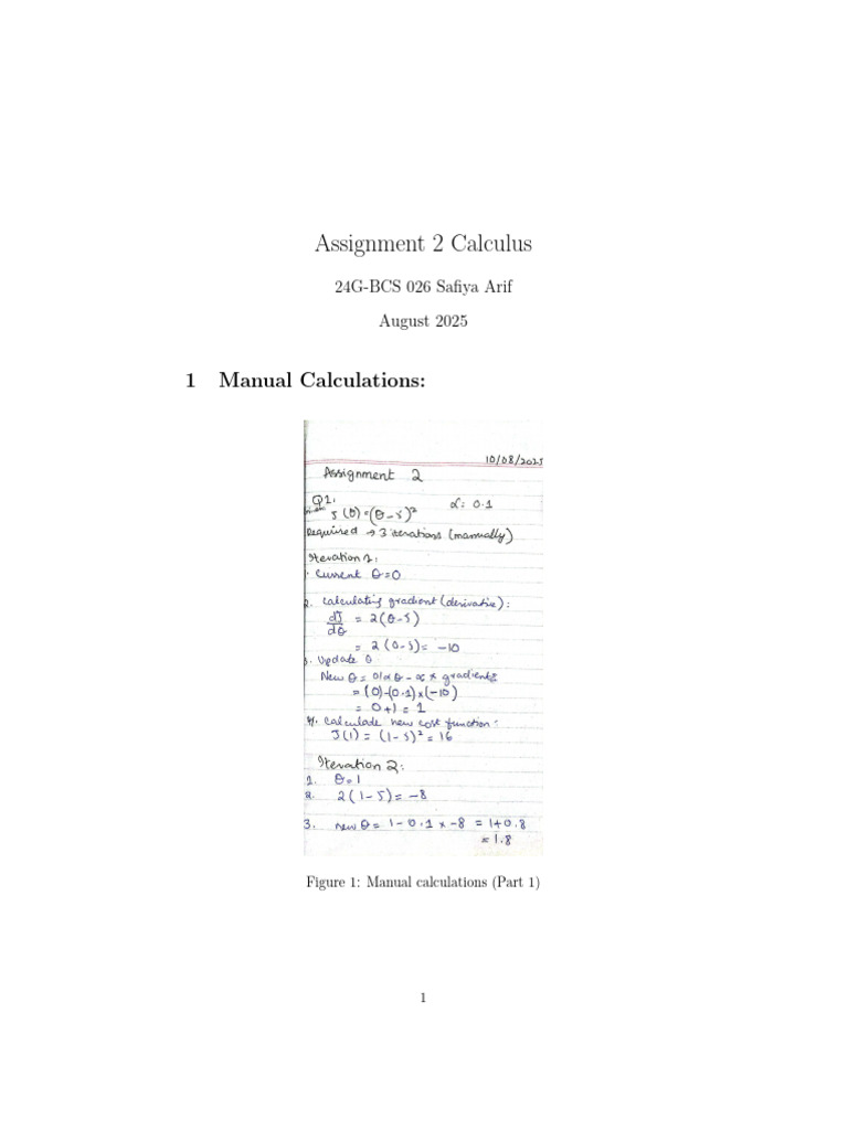 Assignment 2 Calculus | PDF