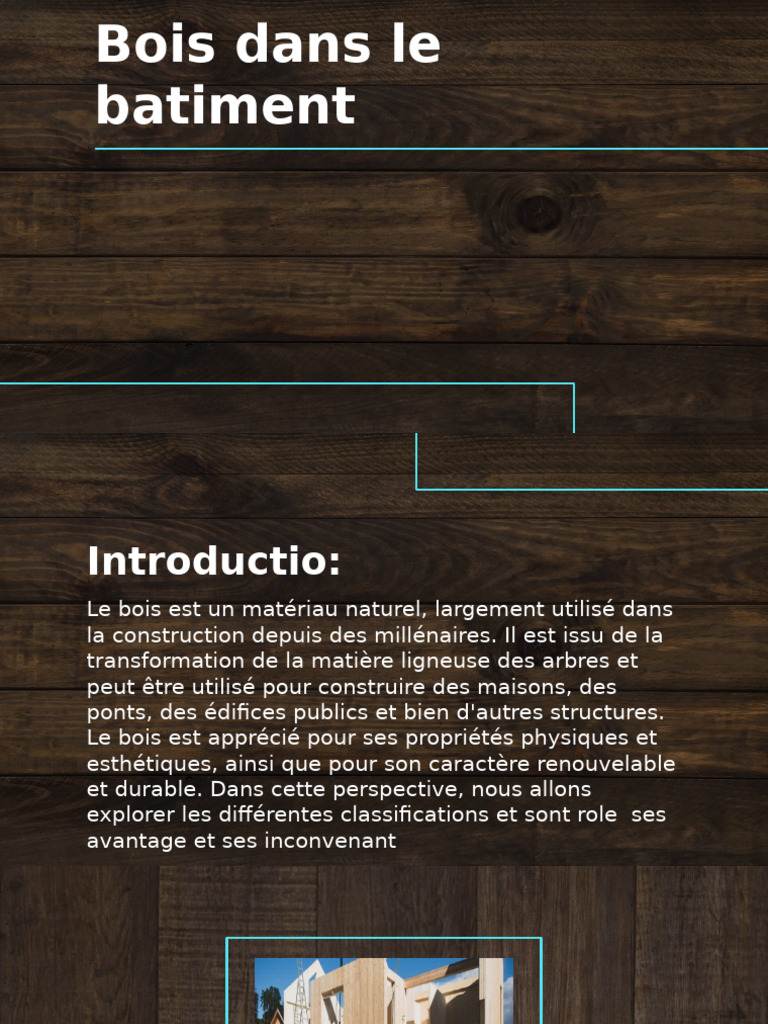 Bois dans la construction : avantages et inconvénients | PDF | Bois ...