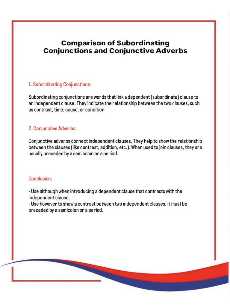 Conjunction S | PDF