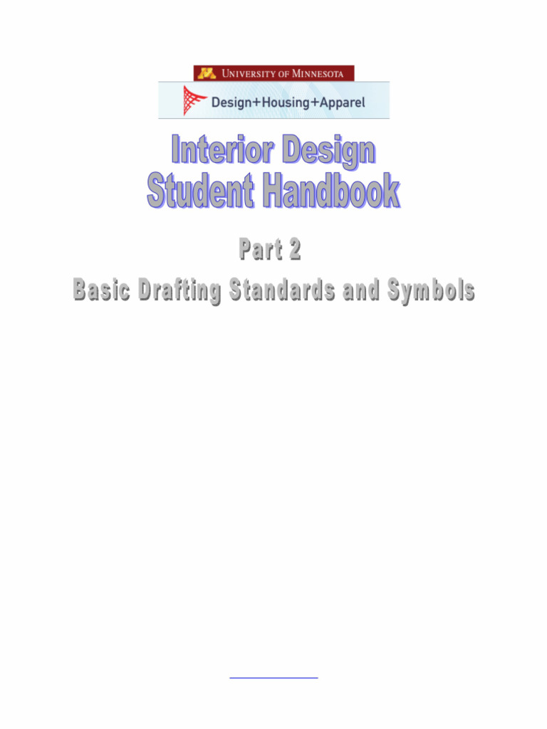 Interior Design Drafting Standards Guide | PDF | Technical Drawing ...