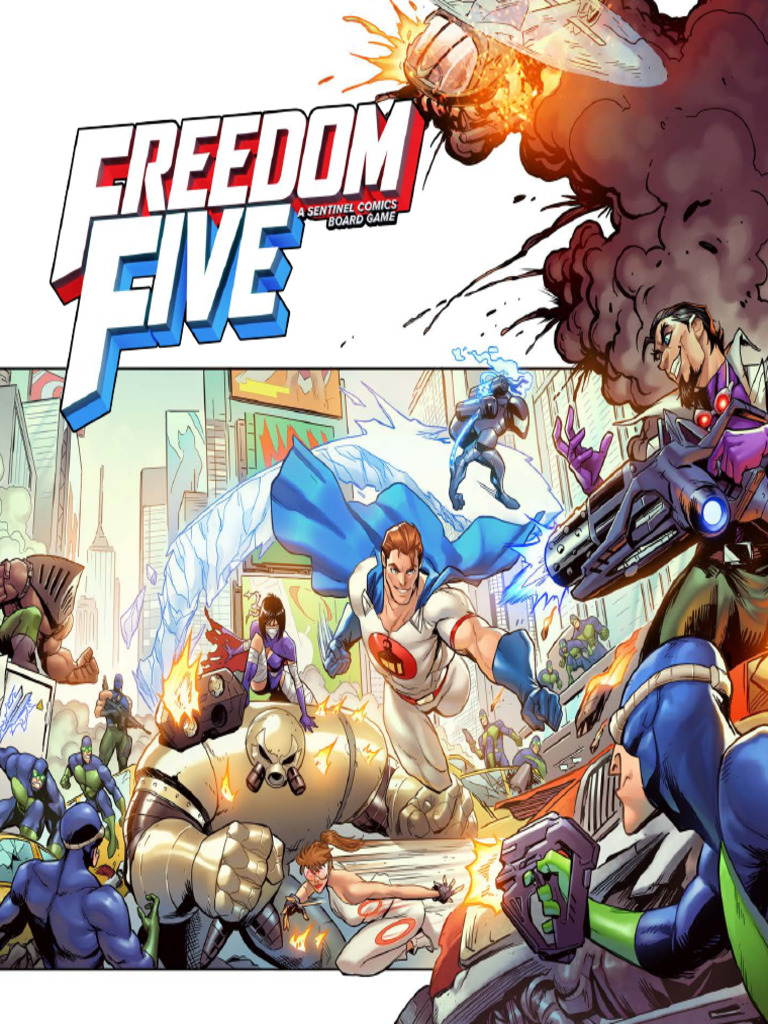 Freedom Five Game Overview and Setup | PDF | Dice | Gaming