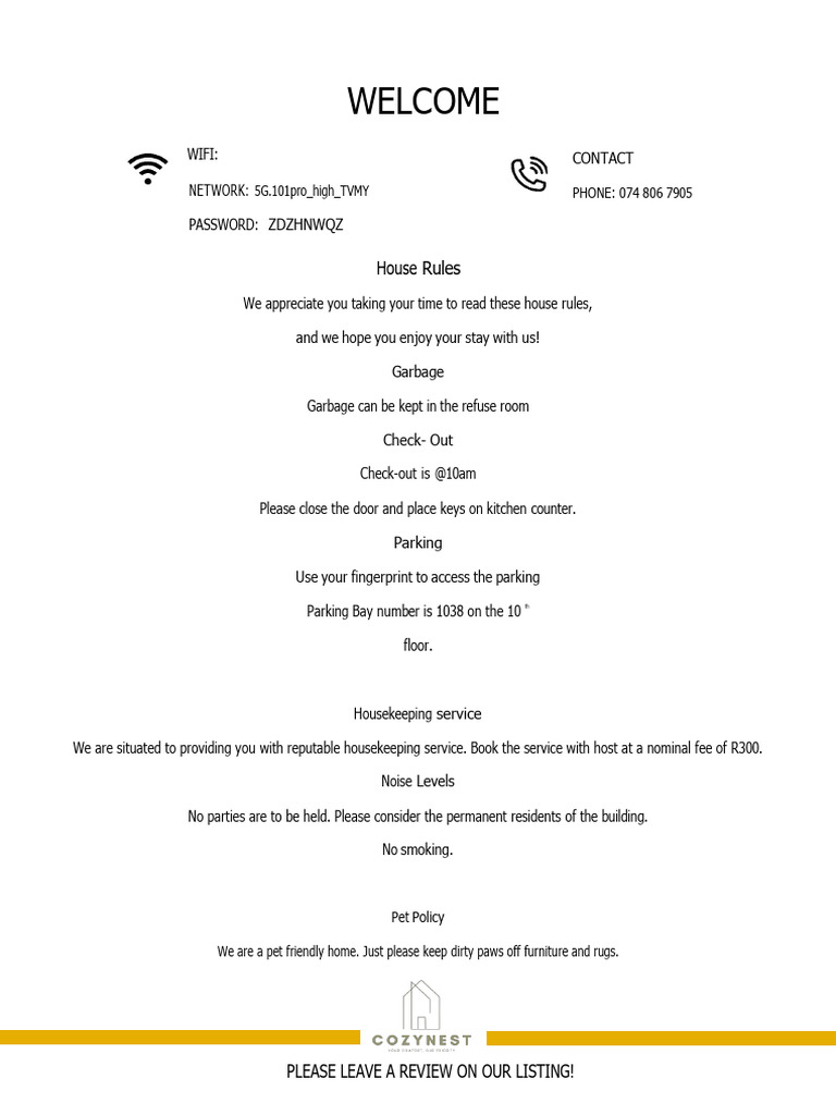 House Rules | PDF