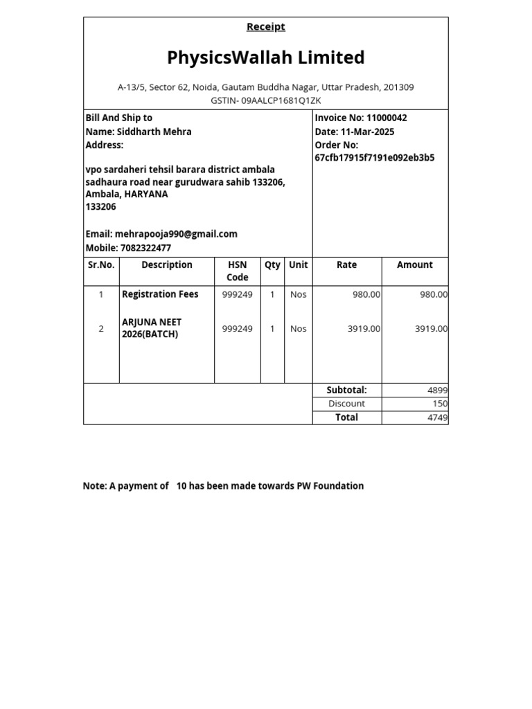 Invoice 2 Compress | PDF