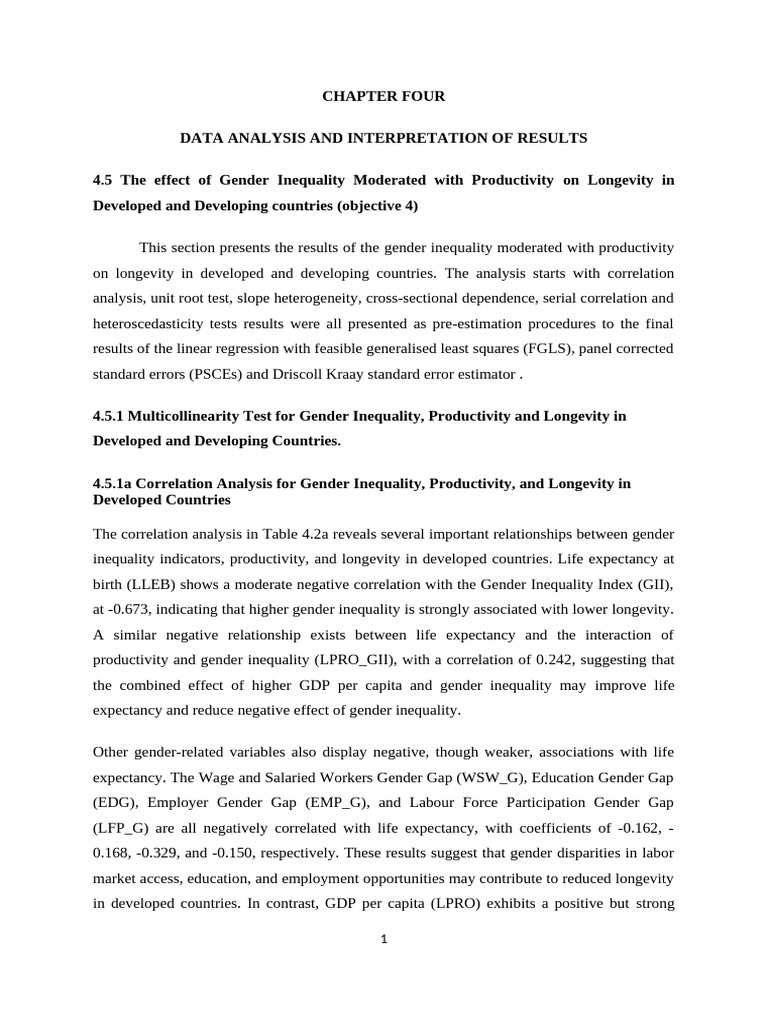 Objective 4 | PDF | P Value | Multicollinearity