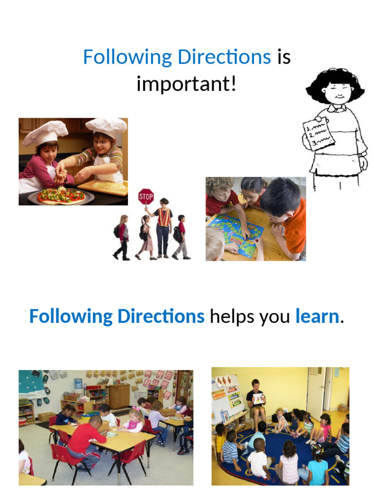 Following Directions Is Important | PDF