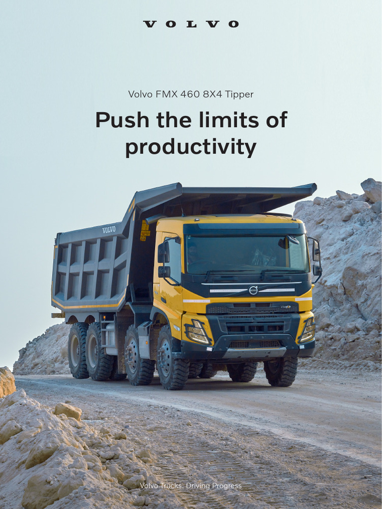 Volvo FMX 460 8X4 Tipper Overview | PDF | Truck | Manual Transmission