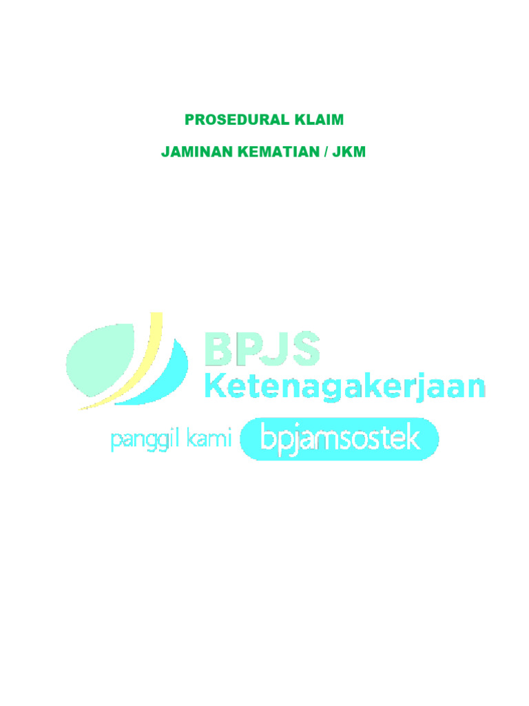 Prosedural Klaim JKK JKM - 1 | PDF