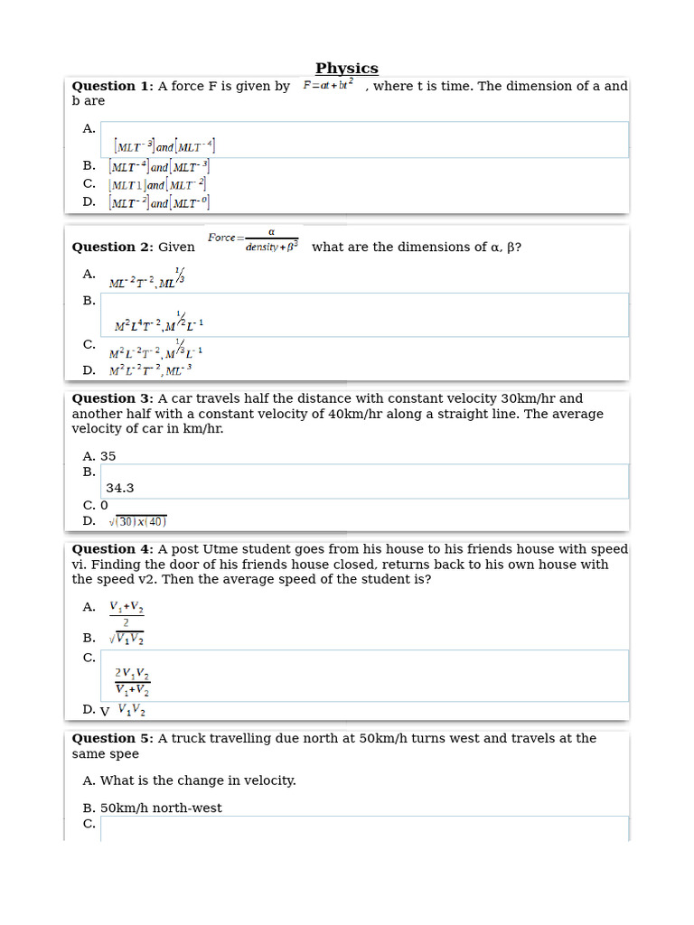 Physics Questions and Answers Guide | PDF | Radioactive Decay | Neutron