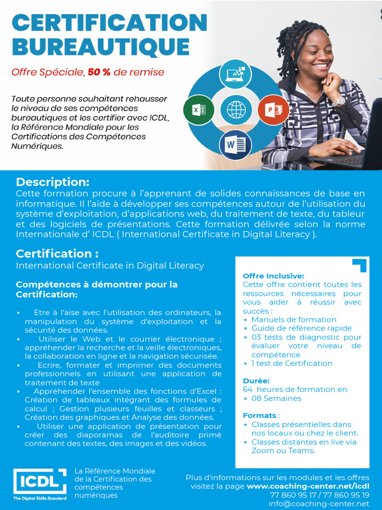 Formation et Certification ICDL | PDF | Application | Informatique