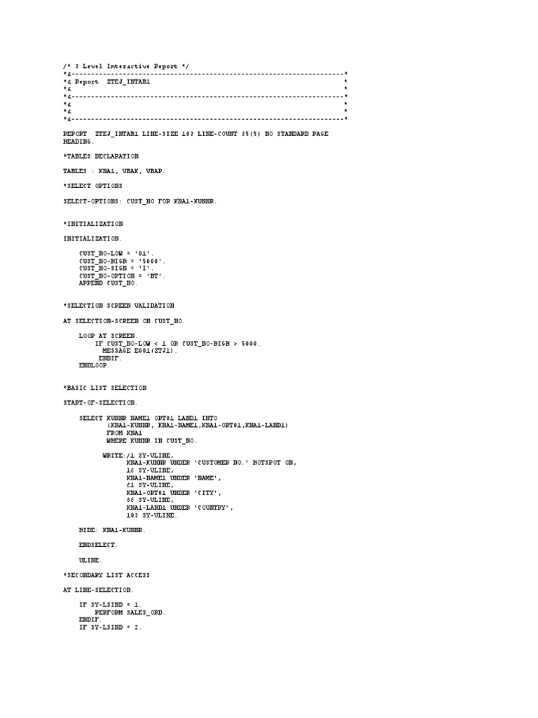 3 Level Interactive Report | PDF | Software | Computing