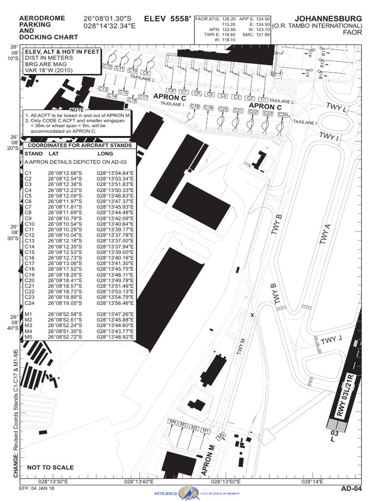 Faor Acft Prkg-Docking Chart Ad-04 | PDF