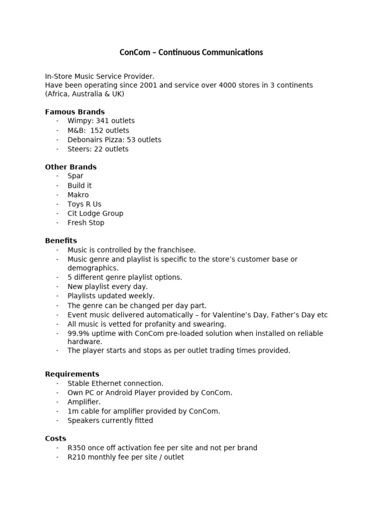 Con Com | PDF