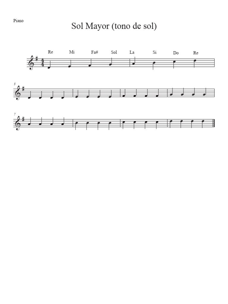 Tono de Sol - Score | PDF
