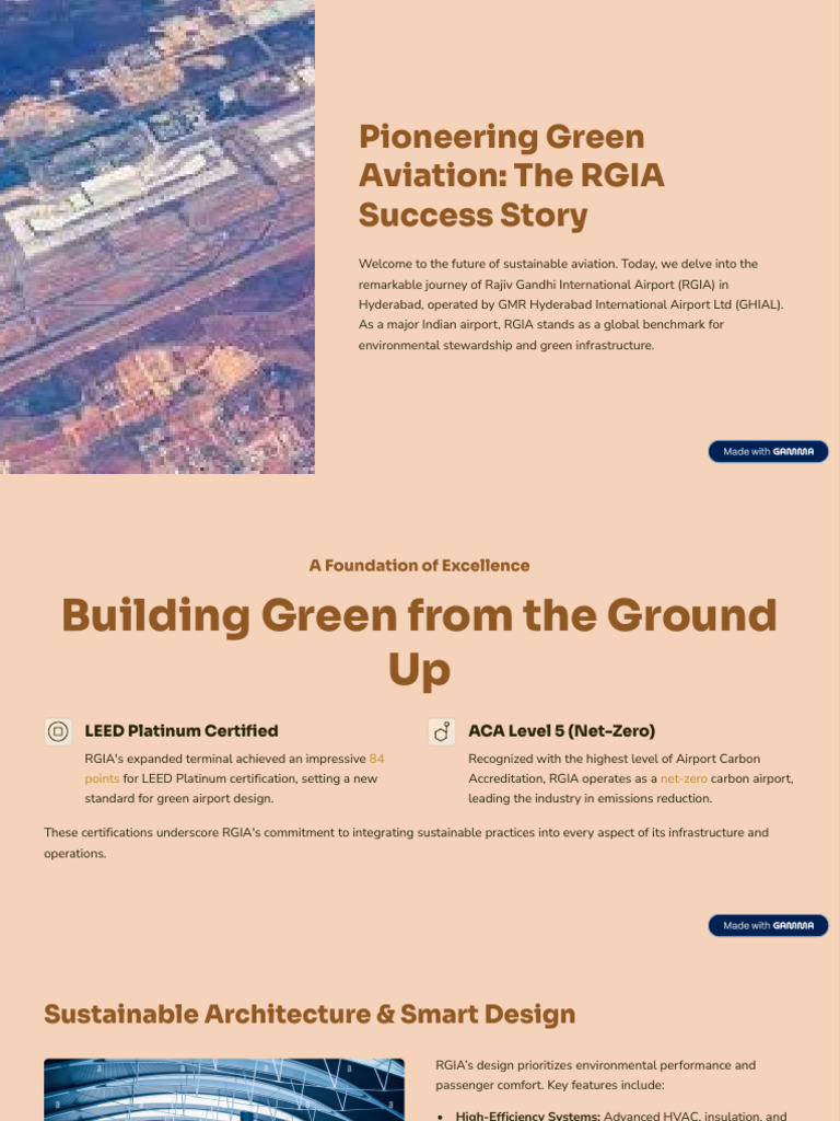 RGIA: A Model for Sustainable Aviation | PDF | Sustainable Architecture ...