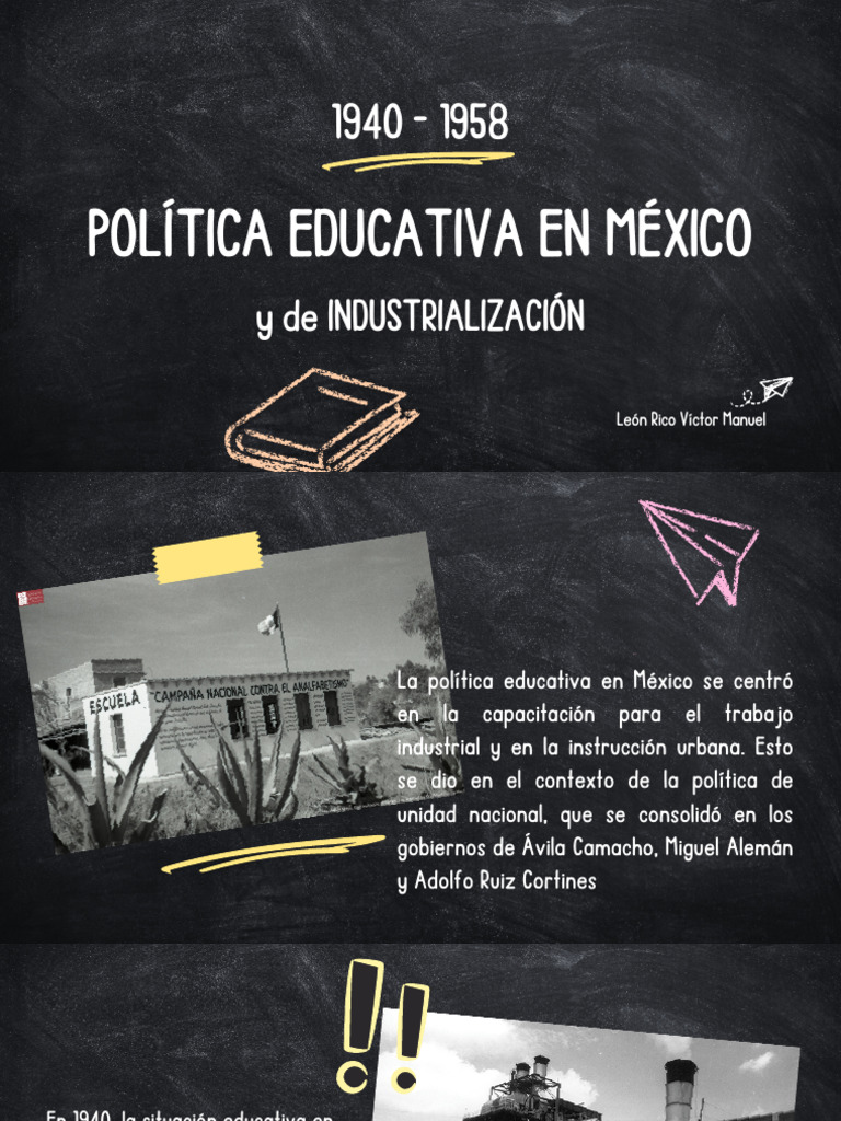Resultados de la Política Educativa 1940-1958 | PDF | México