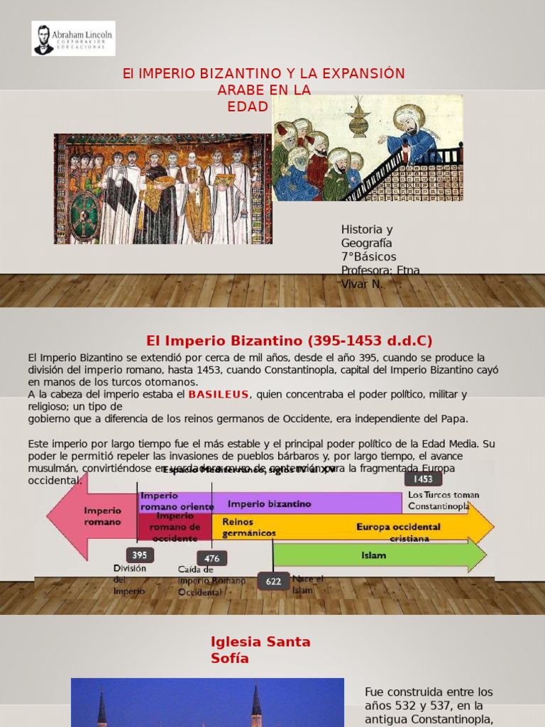 Imperio Bizantino y Arabes 7 Basico | PDF | imperio Bizantino | Mahoma