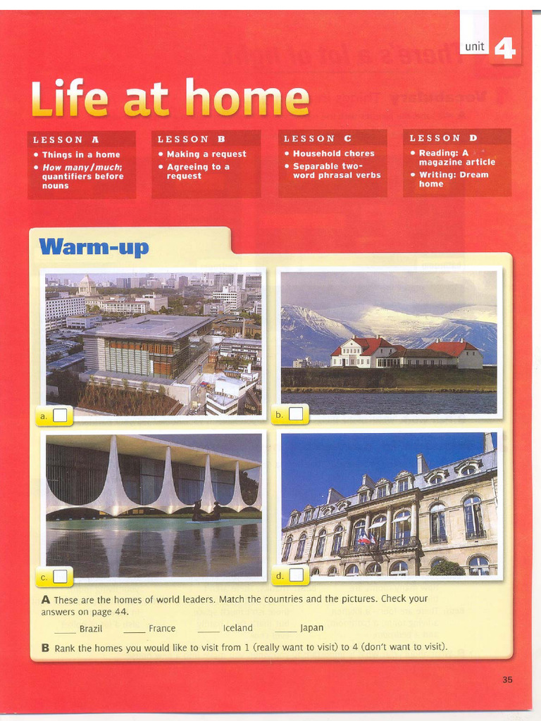 Unit 04 - Life at Home | PDF