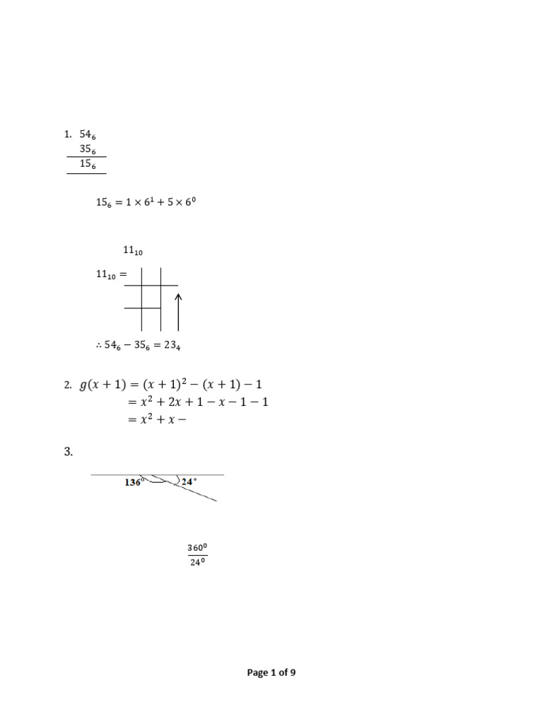 2020 Nsanje District MSCE Math Mock | PDF | Geometry | Euclid