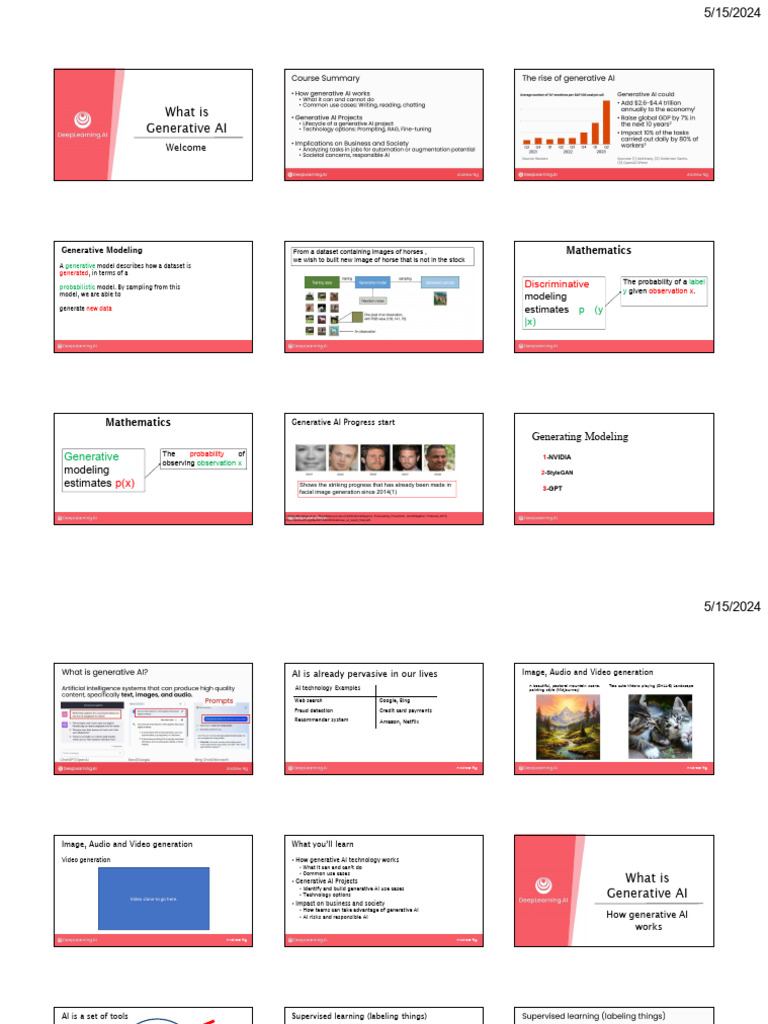 Introduction to Generative AI | PDF | Artificial Intelligence ...