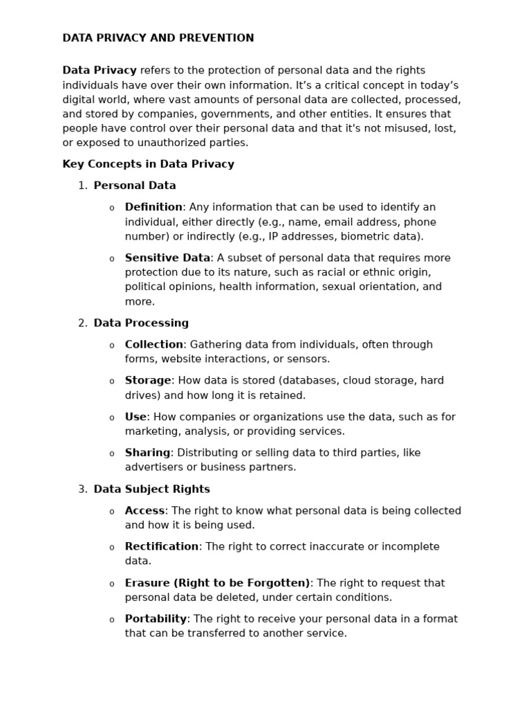 Understanding Data Privacy Essentials | PDF | Privacy | Information Privacy