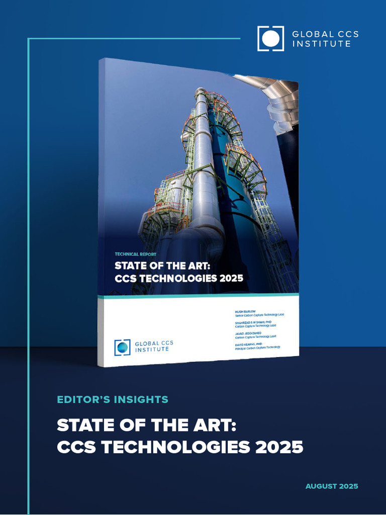 CCS Technologies Insights 2025 | PDF | Carbon Capture And Storage ...