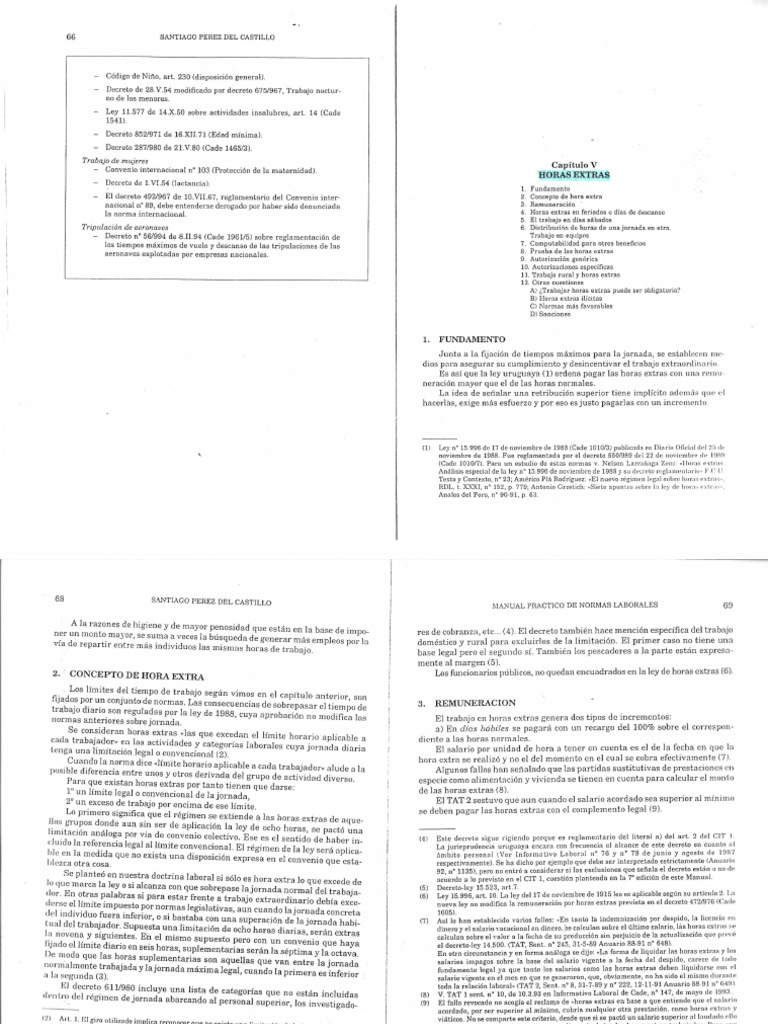 Cap 5 Horas Extras Pag 67 81 | PDF