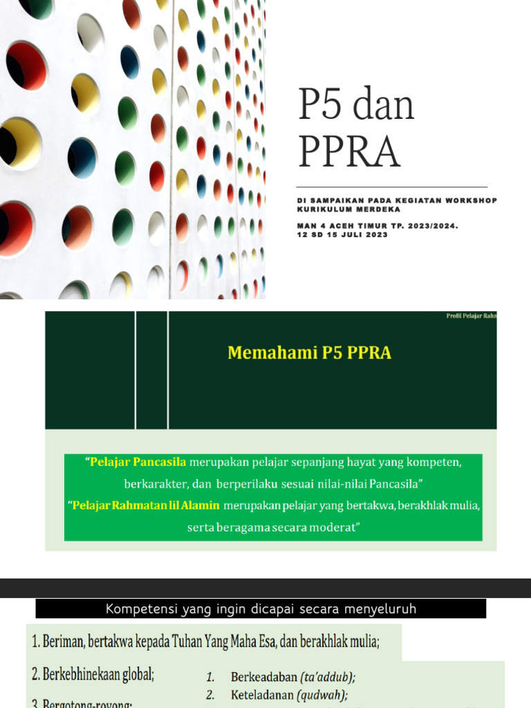 Workshop Kurikulum Merdeka 2023 | PDF